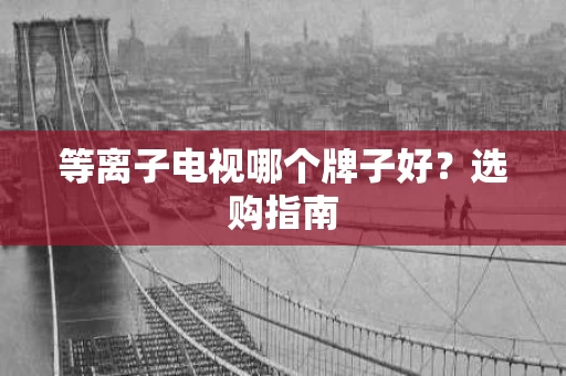 等离子电视哪个牌子好？选购指南