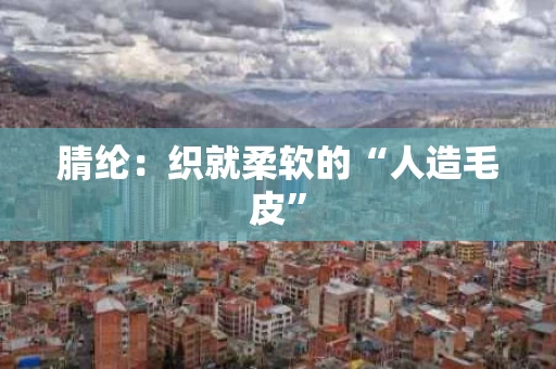 腈纶：织就柔软的“人造毛皮”