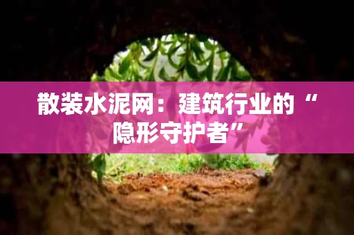 散装水泥网：建筑行业的“隐形守护者”