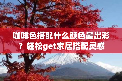 咖啡色搭配什么颜色最出彩?轻松get家居搭配灵感 咖啡色搭配什么颜色最出彩?轻松get家居搭配灵感