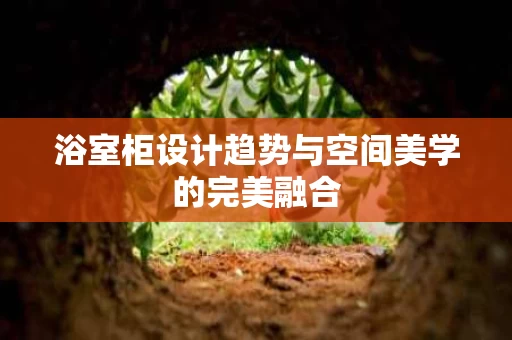 浴室柜设计趋势与空间美学的完美融合