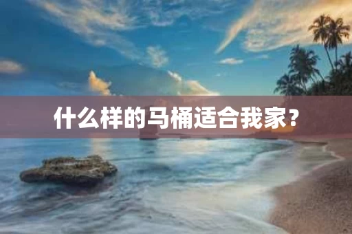 什么样的马桶适合我家？