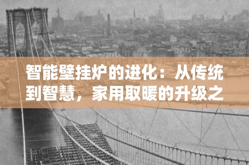 智能壁挂炉的进化:从传统到智慧,家用取暖的升级之路 智能壁挂炉的进化:从传统到智慧,家用取暖的升级之路