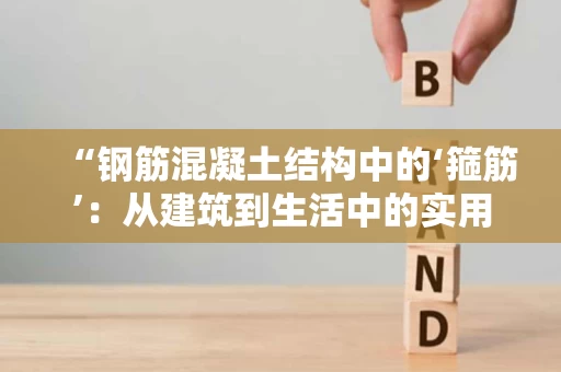 “钢筋混凝土结构中的‘箍筋’：从建筑到生活中的实用小知识”