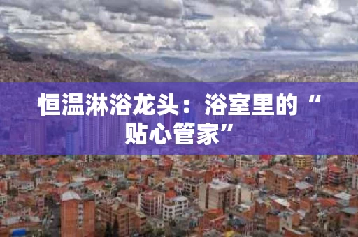 恒温淋浴龙头:浴室里的“贴心管家” 恒温淋浴龙头:浴室里的“贴心管家”