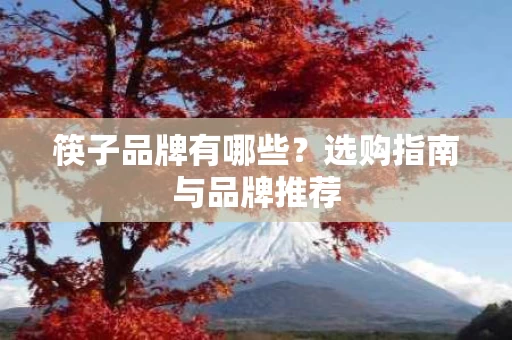 筷子品牌有哪些?选购指南与品牌推荐 筷子品牌有哪些?选购指南与品牌推荐