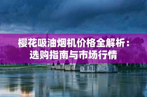 樱花吸油烟机价格全解析:选购指南与市场行情 樱花吸油烟机价格全解析:选购指南与市场行情