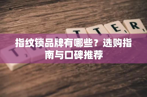 指纹锁品牌有哪些?选购指南与口碑推荐 指纹锁品牌有哪些?选购指南与口碑推荐