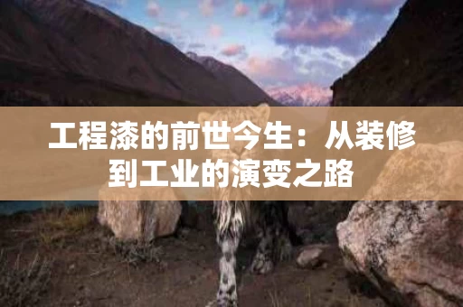 工程漆的前世今生:从装修到工业的演变之路 工程漆的前世今生:从装修到工业的演变之路