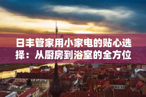 日丰管家用小家电的贴心选择:从厨房到浴室的全方位守护 日丰管家用小家电的贴心选择:从厨房到浴室的全方位守护