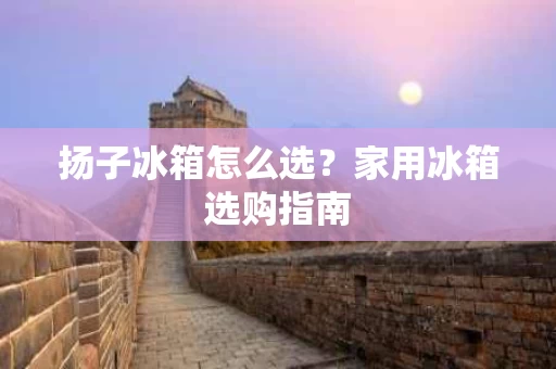 扬子冰箱怎么选?家用冰箱选购指南 扬子冰箱怎么选?家用冰箱选购指南