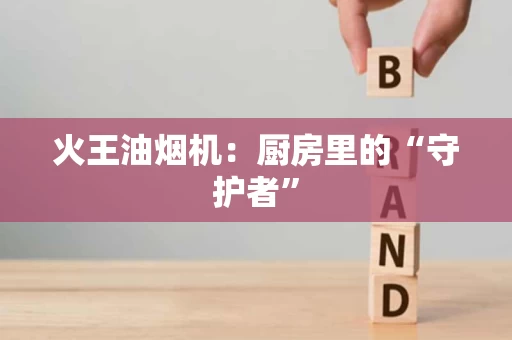 火王油烟机：厨房里的“守护者”
