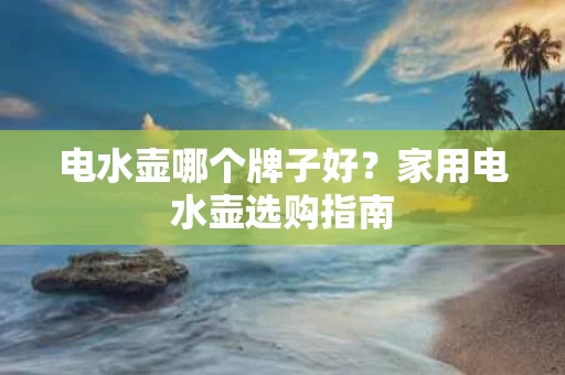 电水壶哪个牌子好?家用电水壶选购指南 电水壶哪个牌子好?家用电水壶选购指南