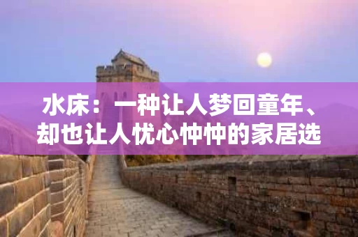 水床：一种让人梦回童年、却也让人忧心忡忡的家居选择