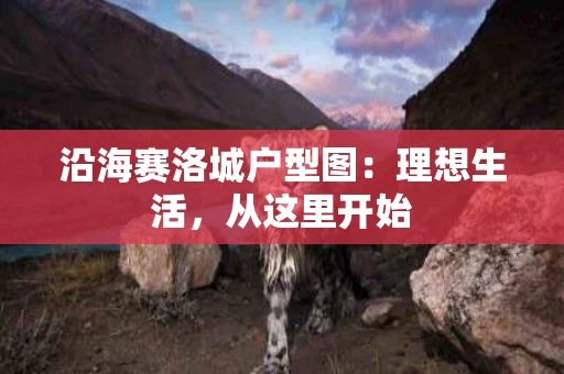 沿海赛洛城户型图：理想生活，从这里开始