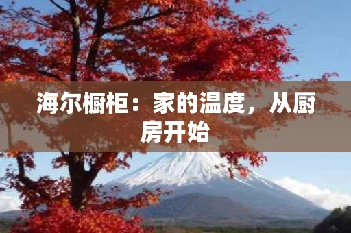 海尔橱柜：家的温度，从厨房开始