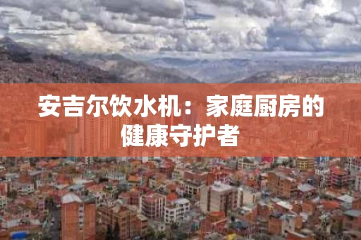 安吉尔饮水机：家庭厨房的健康守护者
