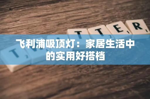 飞利浦吸顶灯：家居生活中的实用好搭档