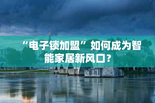 “电子锁加盟”如何成为智能家居新风口？
