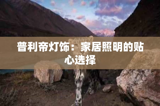 普利帝灯饰：家居照明的贴心选择
