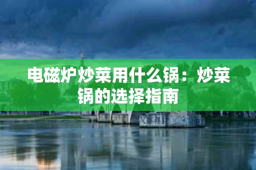 电磁炉炒菜用什么锅：炒菜锅的选择指南