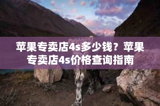 苹果专卖店4s多少钱？苹果专卖店4s价格查询指南