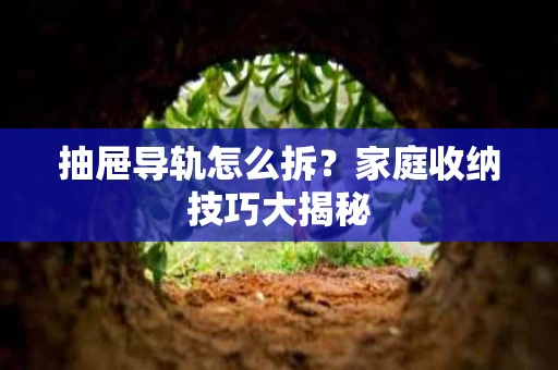 抽屉导轨怎么拆?家庭收纳技巧大揭秘 抽屉导轨怎么拆?家庭收纳技巧大揭秘